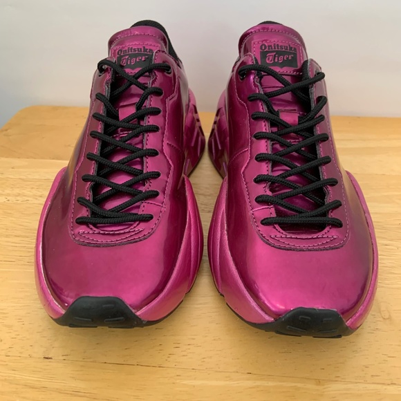 New Onitsuka Tiger Ptrainer Prism Trainers Peacoat Sneakers Purple Size 5.5 - Picture 3 of 11